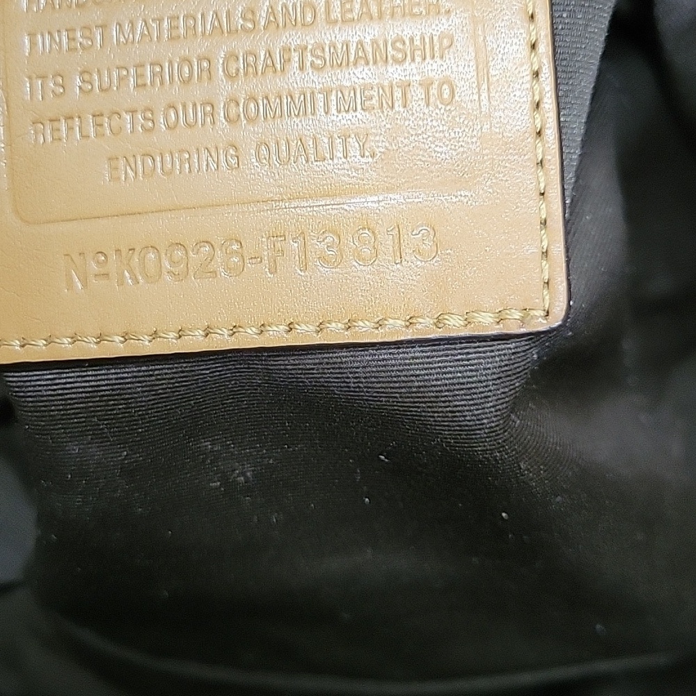 Vintage Coach Signature Canvas/Leather Crossbody Diaper Bag - Picture 16 of 16